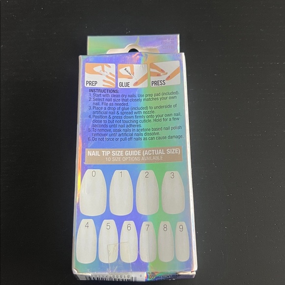LA colors pixie nail tips-TWINKLING - Picture 4 of 6